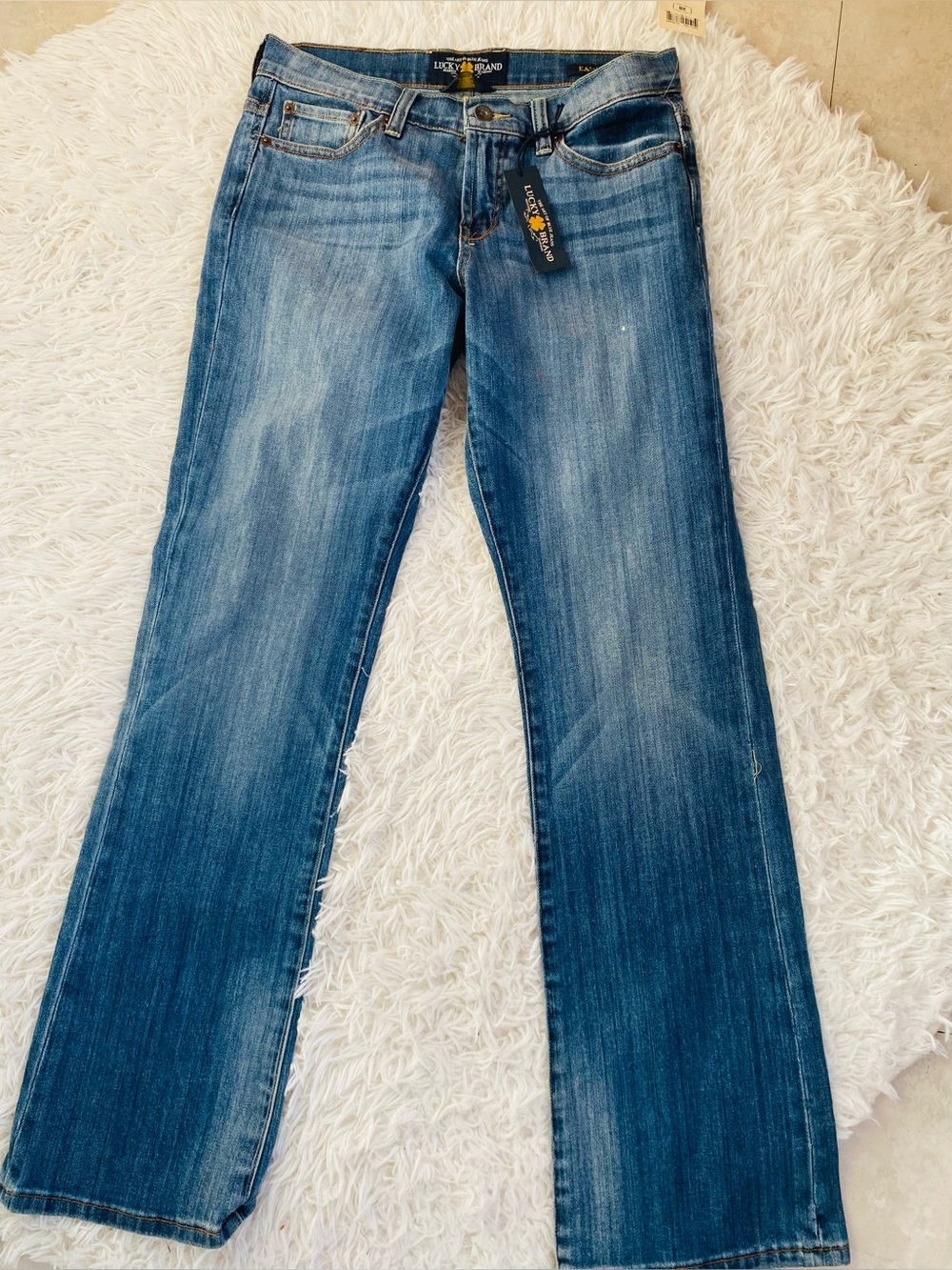 NWT Lucky Brand Easy Rider Bootcut Jeans Women’s 6/28 Medium Wash Stretch Denim
